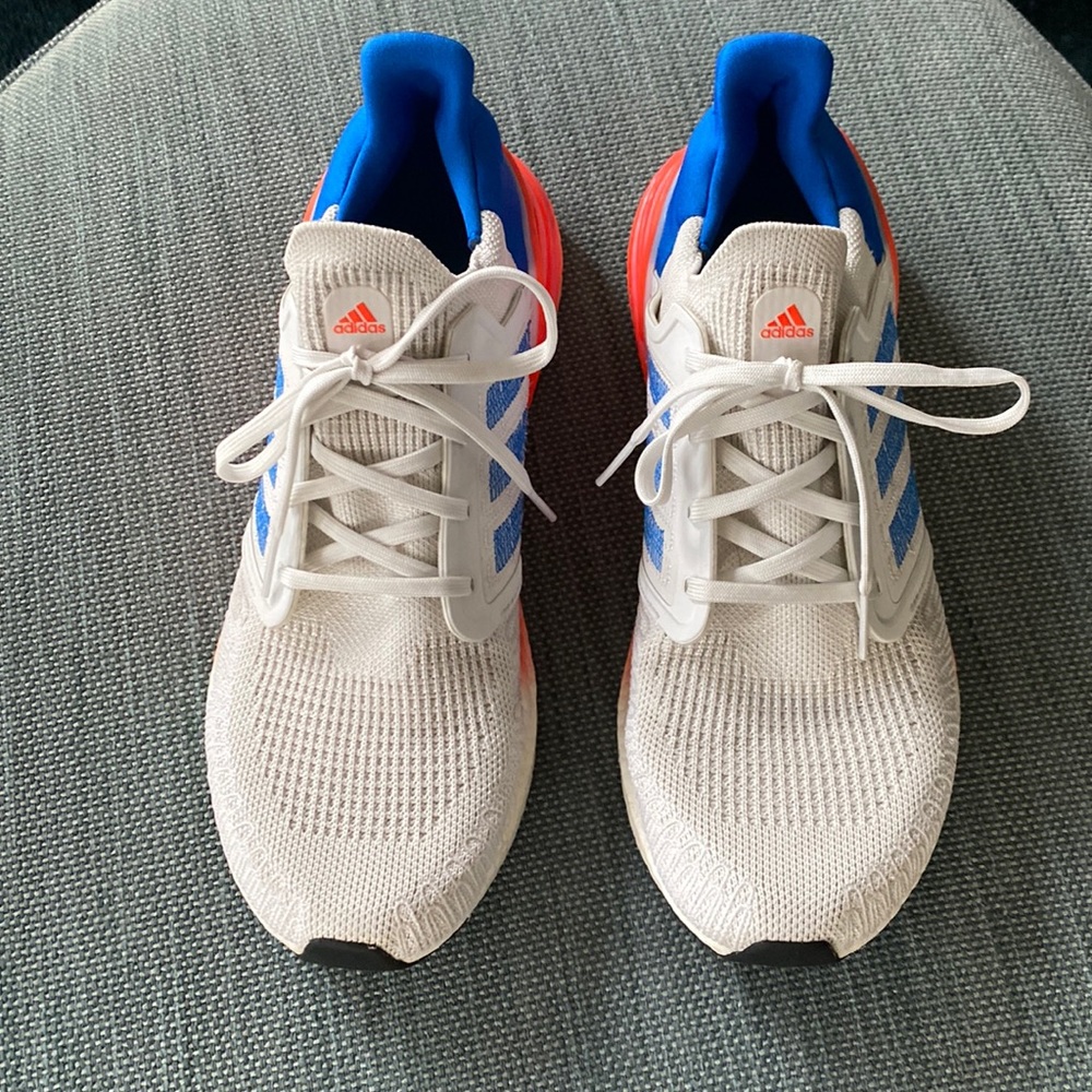 Ultraboost 21 Size 12 White/blue/orange